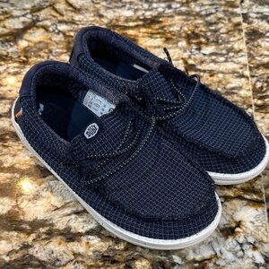 Hey Dude Navy Woven Loafers